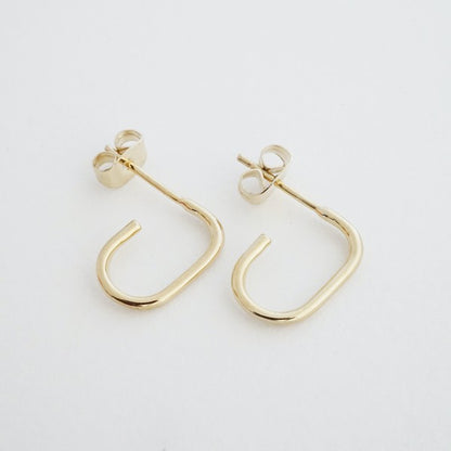 Paulette Oblong Hoops