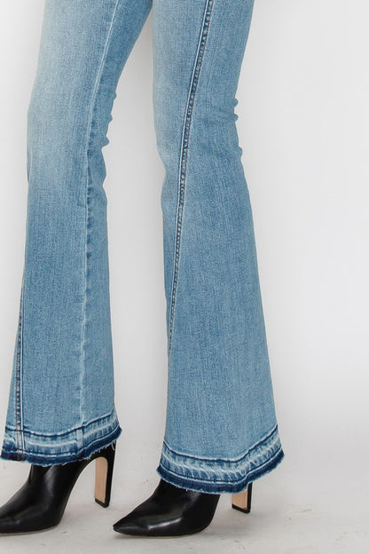 High Rise Skinny Flare