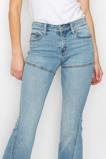 High Rise Skinny Flare