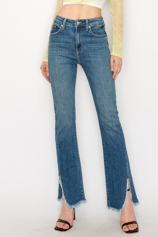 PLUS SIZE  - HIGH RISE BOOT CUT