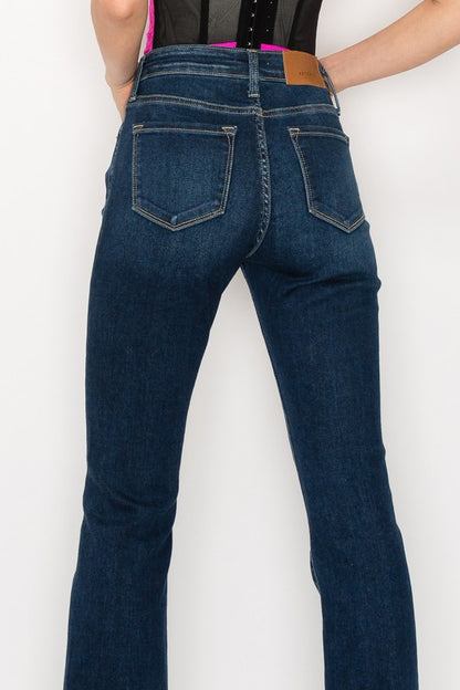 Plus Size High Rise Skinny Bootcut Jeans