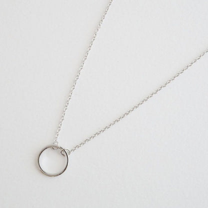 Single Open Circle Necklace