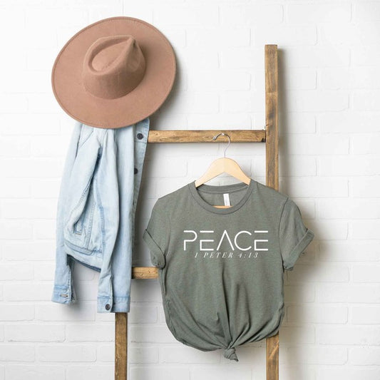 Christian Peace Short Sleeve Graphic Tee