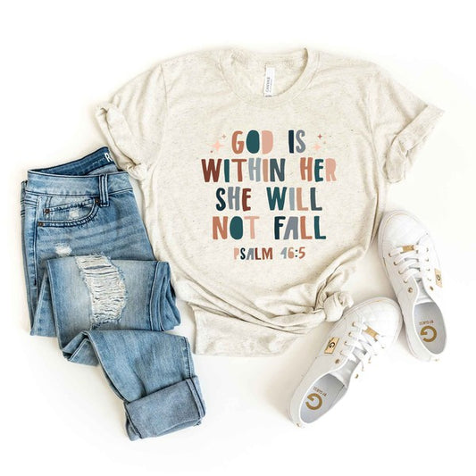 She Will Not Fall Graphic Tee