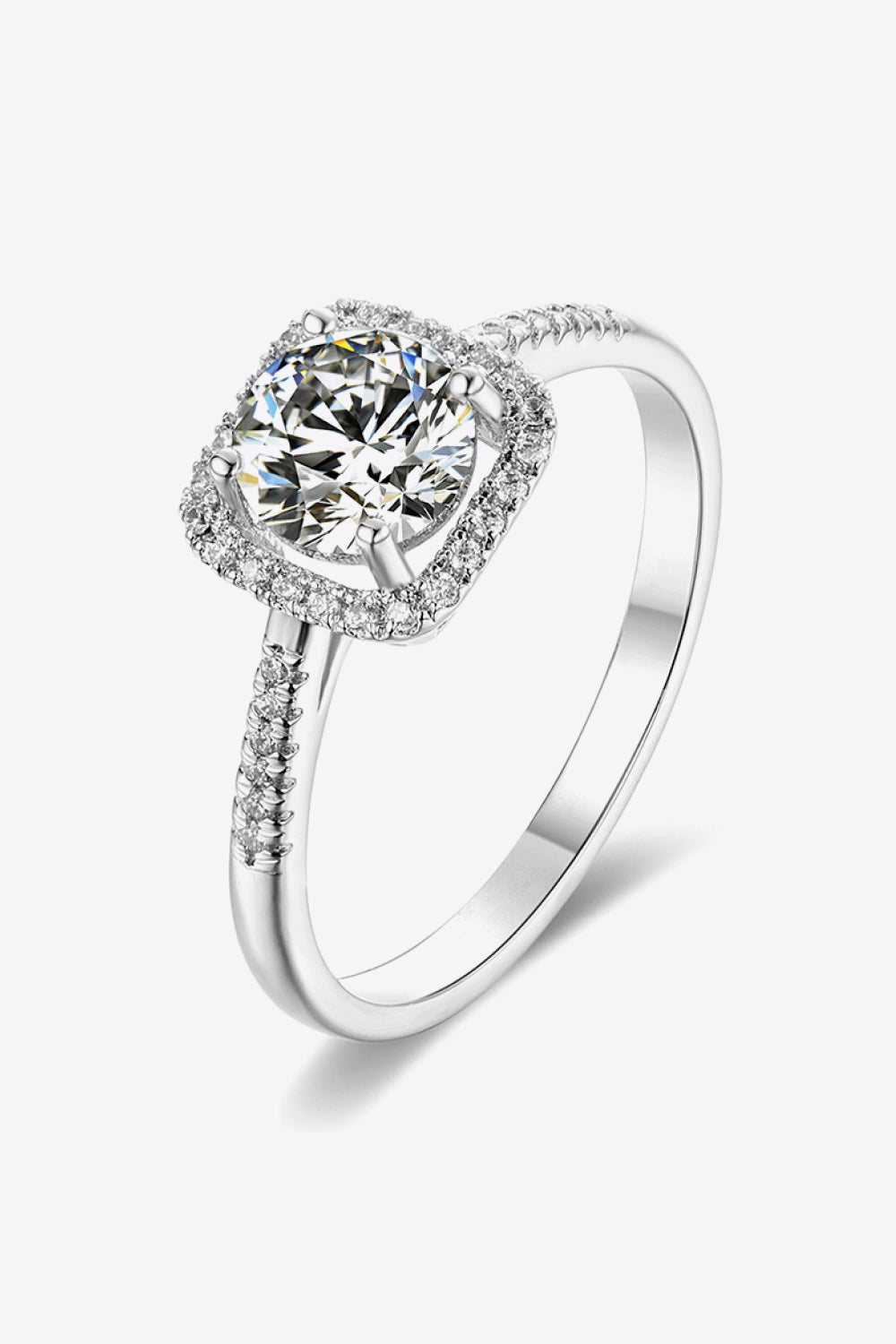 Stunning 1 Carat Moissanite Zircon Ring