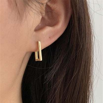 Square Geometric Earrings