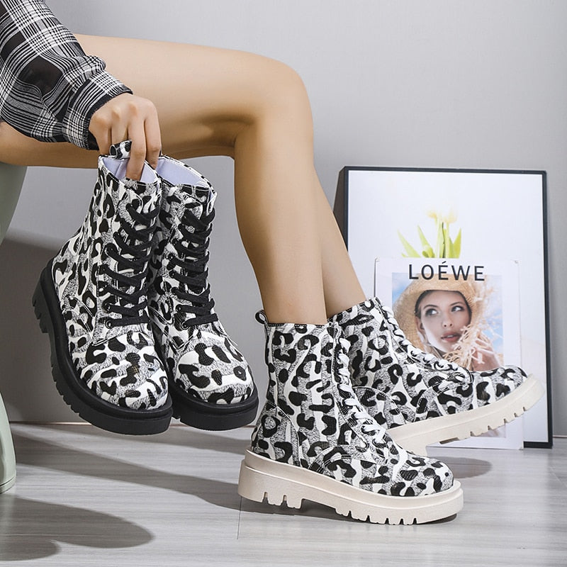 The cutest Leopard Print Boots