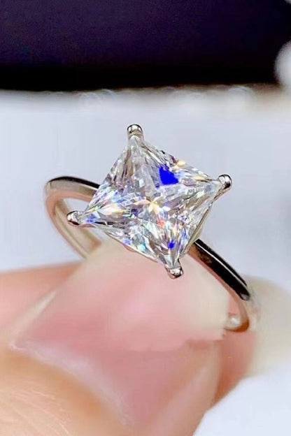 Moissanite Solitaire Ring