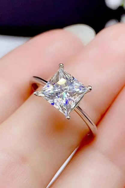 Moissanite Solitaire Ring